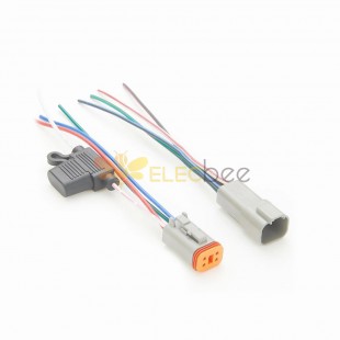 Sensor-Aktor-Kabelstecker Dt04-4P und Dt04-4S 0,1 m