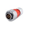 DH20 7 Pin Metal Shell Waterproof Industrial Connector 500V 25A Solder Wire Power Cable Conector Male Plug
