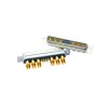13W6 DB Female Straight Solder Type 10A 20A 30A 40A Gold Plated Machine pin Single Hole