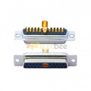 D-SUB 21W1 High Current Female Straight Solder Type 10A 20A 30A 40A 