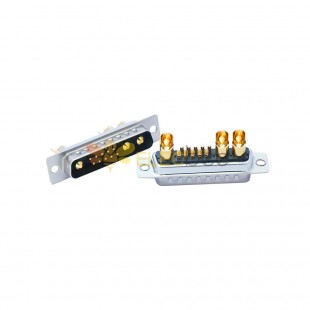 DB13W3 Male Straight Solder Type 10A 20A 30A 40A Gold Plated 