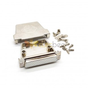 D-sub 104 pin a saldare tipo femmina connettore macchina pin dritti con guscio in metallo