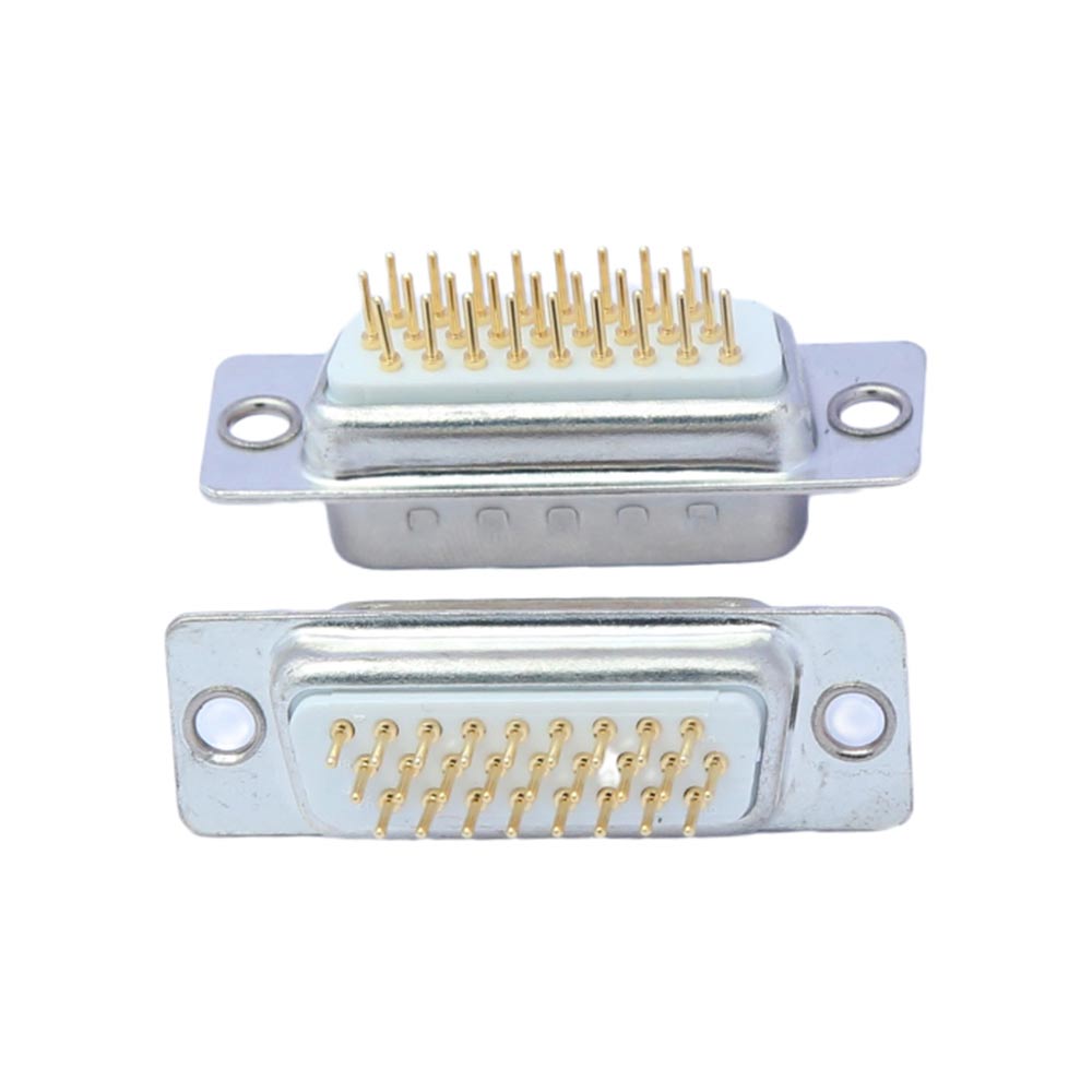 D-SUB 26Pin Male Straight Through Hole Gold Plated Machine pin Single Hole