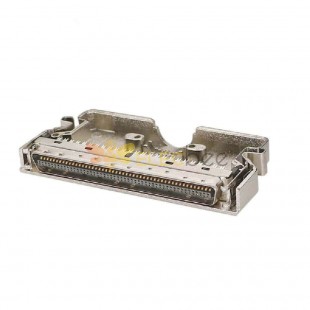 IDC SCSI-2 100 針公直型連接器帶金屬外殼的閂鎖