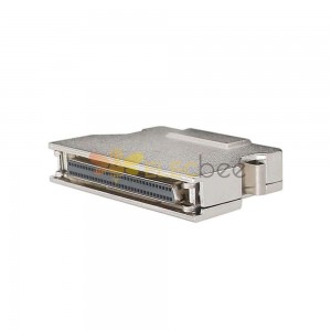 스카시 68 핀 HPDB 유형 암 커넥터 래치 잠금 금속 쉘 케이블용 1.27mm 피치 IDC 유형