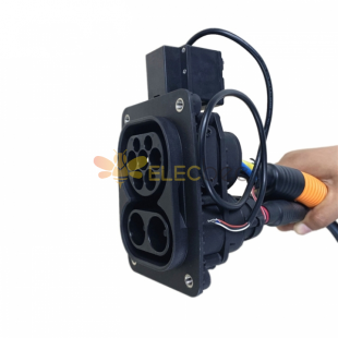 Single Phase EV High Voltage Charger with 5 M Cable IEC 62196-2 Standard CCS COMBO2 125A Socket Connector