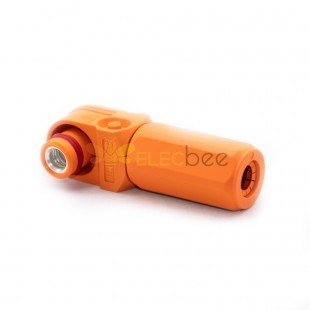 6mm Energy Battery Storage Connector Surlok Plug Male Right Angle 60A 10mm2 IP67 Orange
