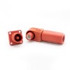 IP67 Energy Battery Storage Connector Surlok Plug maschio ad angolo retto 200A 8mm 50mm2 rosso