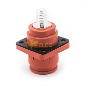 Surlok Socket Female Straight Energy Battery Storage Connector 8mm IS IP67 Orange