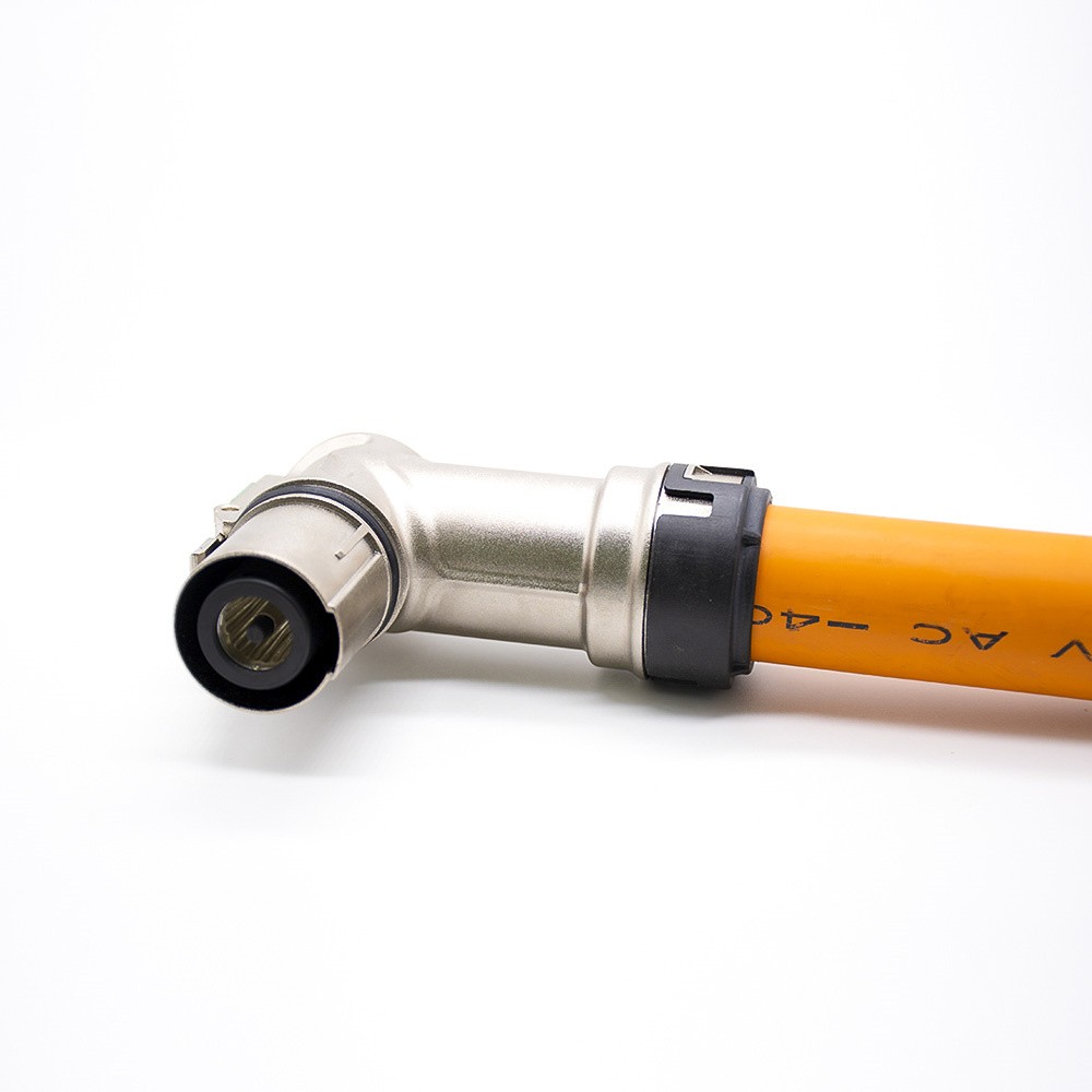 500A HVIL Cable 1 Pin 14mm زاوية الحق المكونات المعدنية 150mm2 طول الخط 0.5M