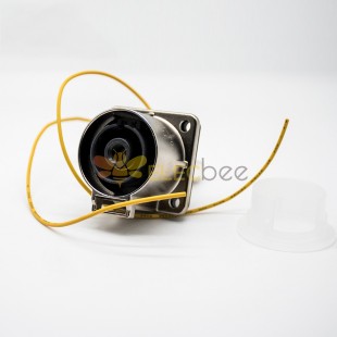 350A Socket 12mm High Voltage Interlock Connector 1Pin Metal W / busbar M10 Thread Hole