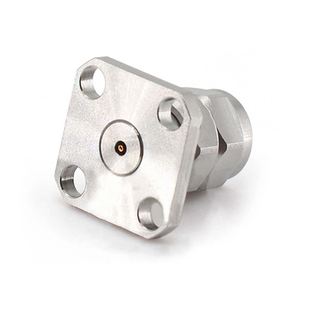 2.4Mm Male Receptacle Dc To 50Ghz 4-Hole Flange 2.4Mm-Jfd
