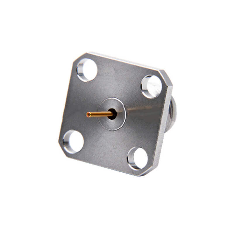 Dc~67Ghz High Precision 1.85Mm Female 4-Hole Flange Rf Coax Connector