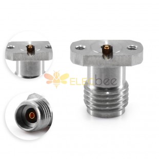 2.92Mm-KFD Female Dc To 40Ghz 2-Hole Flange Rf Coax Connector