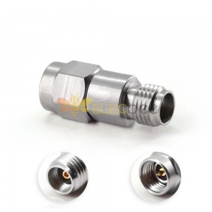 3.5Mm Male To Female Rf Coax Connector 33Ghz Stainless Steel Test Adapter