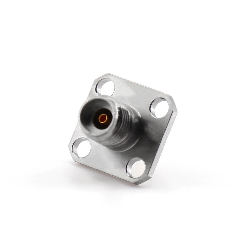 Female 2.92Mm Dc To 40Ghz 4-Hole Flange Outer Contact Through The Wall