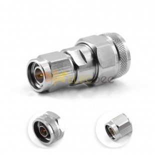 N Male To Tnc Male Rf Coax Connector 18Ghz Stainless Steel Adapter