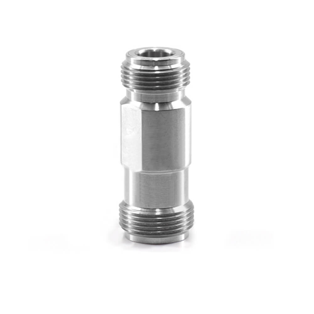 N-Type Male Replaceable Connector, 25.4mm/ 1.00″ Square Flange for Φ0.91mm / .036″ Pin