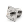 Stainless Steel 2.92Mm Female 4-Hole Flange Bulkhead Mount Dc To 40Ghz Rf Coax Connector