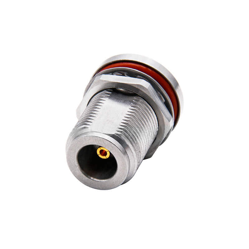 Stainless Steel Rf Coax Connector N Female To SMA Female 0-18G