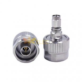 Stainless Steel Rf Coax Connector N Male To SSMA Male Dc-18G Test Adapter