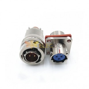 Electrical Circular Connectors Y50X-1003TJ2 Y50X-1003ZK10 3 Pin Straight Bayonet Coupling Cable Solder Cup