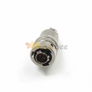 Y50X-0803TJ2 3-poliger Stecker, Aluminiumlegierung, 8 Gehäusegrößen, Lötbajonett-Kupplung, Kabelstecker