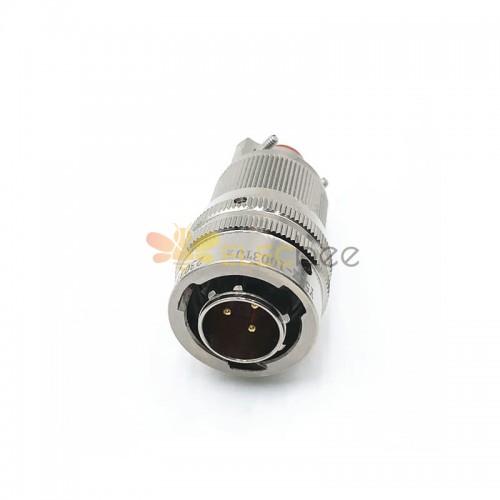 Y50X-1003TJ2 3 Pin Male Plug Aluminum alloy 10 Shell Size solder Bayonet Coupling Cable Connector