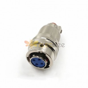 Y50X-1004TK2 4 Pin Female Plug Aluminum alloy 10 Shell Size solder Bayonet Coupling Cable Connector
