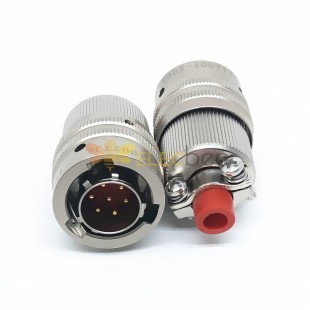 Y50X-1007TJ2 7 Pin Male Plug Aluminum alloy 10 Shell Size solder Bayonet Coupling Cable Connector