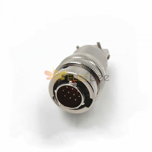 Y50X-1010TJ2 10 Pin Male Plug Aluminum alloy 10 Shell Size solder Bayonet Coupling Cable Connector