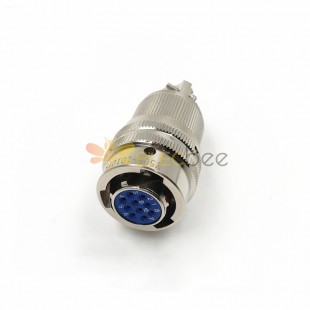 Y50X-1010TK2 10 Pin Female Plug Aluminum alloy 10 Shell Size solder Bayonet Coupling Cable Connector