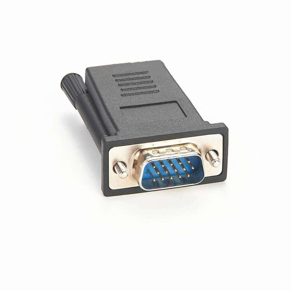 RJ45 8P8C Female To DB15 Male Adapter