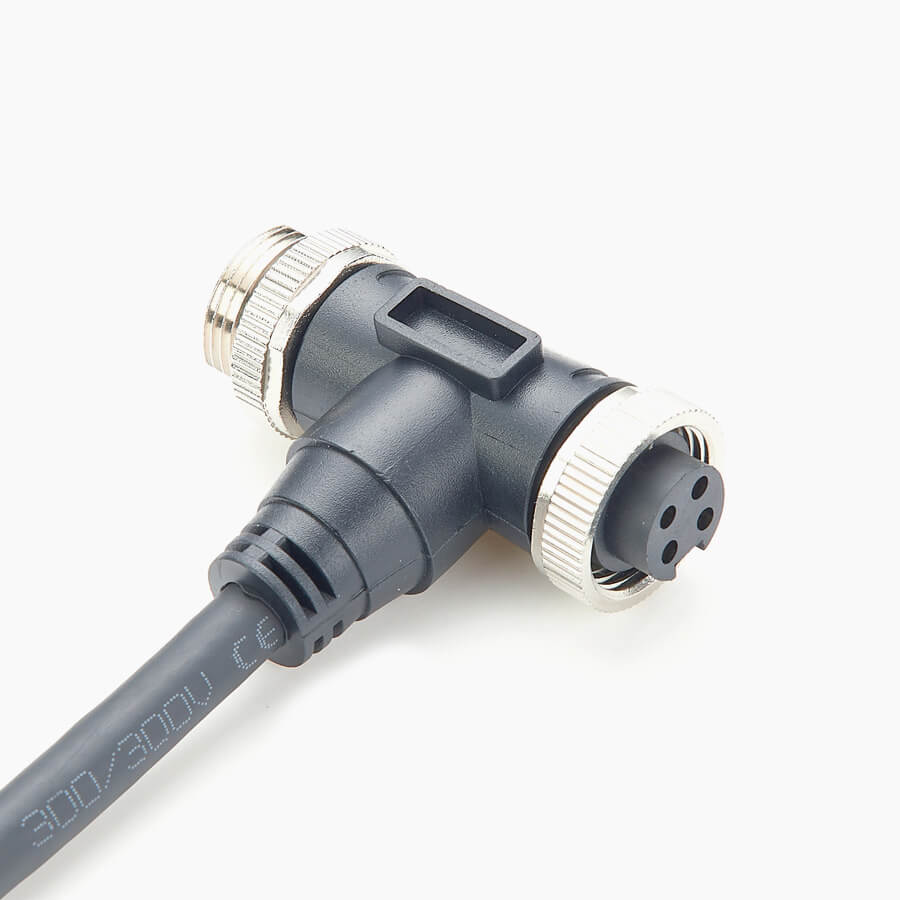Nmea 2000 7/8" T-Connector T-Type M7/8 Male 4 Pin To M7/8 Female 4 Pin For Marine Ship And Yacht 2Meters