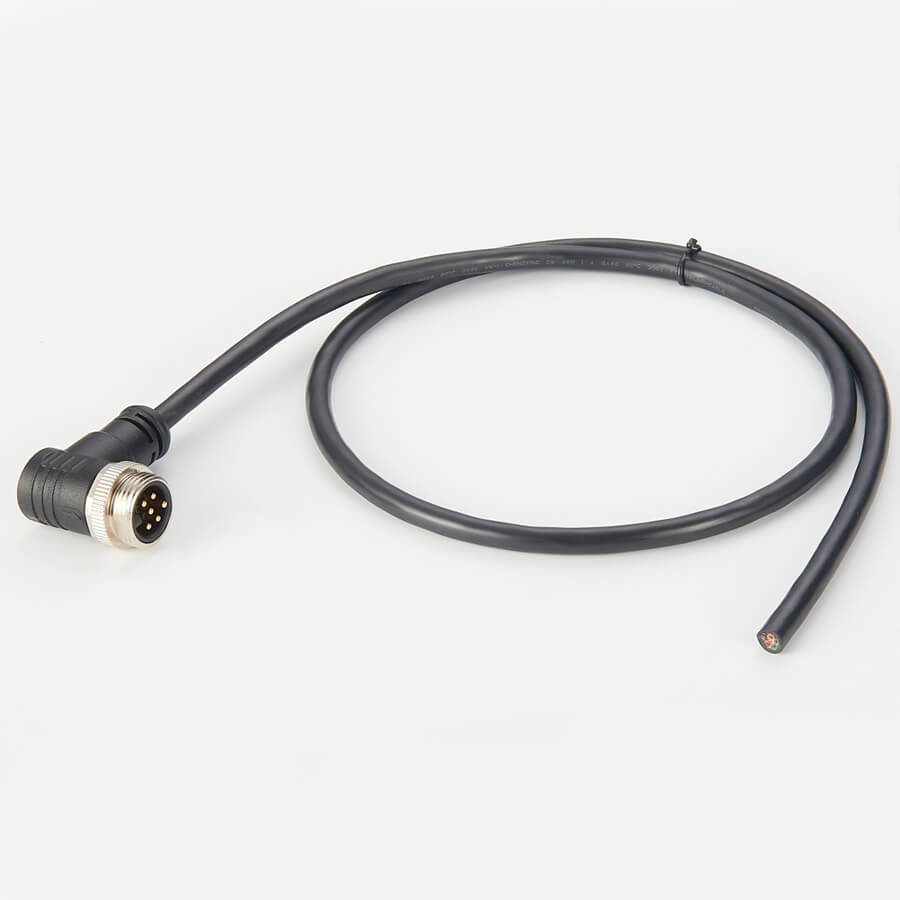Nmea2000 M7/8 Stecker 6 Pin Mini Change rechtwinkliges einseitiges Kabel 1 Meter