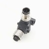 M12 5Pin L Type Adapter A Code 5 Pin Male to Female Adapter Waterproof Adapter