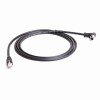 Ethernet Cables M12 X-Code 8 Pin Right Angle To RJ45 Shielded High Flex 2M