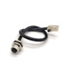 Industrielle Ethernet-Kabel M12 8-polige Buchse auf RJ45-Stecker 30 cm AWG24-Abschirmung A-Code