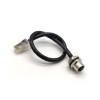 Industrial Ethernet Cables M12 8Pin Female To RJ45 Plug 30CM AWG24 Unshield A Code