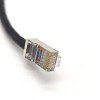 Cabos Ethernet industriais M12 8 pinos fêmea para plugue RJ45 30 CM AWG24 Shield A Code