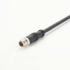 Pin del código 8 de M12 X al cable flexible de Ethernet industrial RJ45 Cognex High