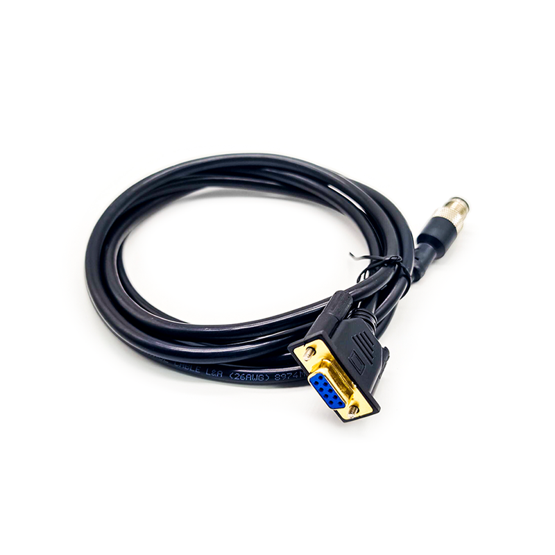 Nmea 2000 Canopen DB9 Female To M12 Male 5Pin Serial Cable 2M