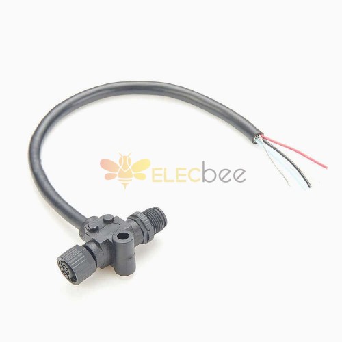 Nmea 2000 Power-Tap Cable M12 Male 5Pin to female 5Pin 0.2Meter