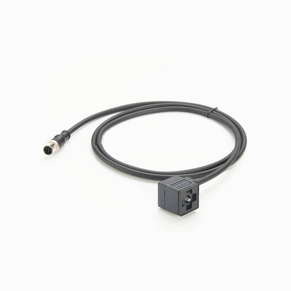 Сенсорный кабель M12, вилка, 5 контактов, к заглушке клапана, 2 м
