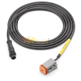 Dt06-6S To M12 Male 5Pin Nmea 2000 Cable 5 Meters