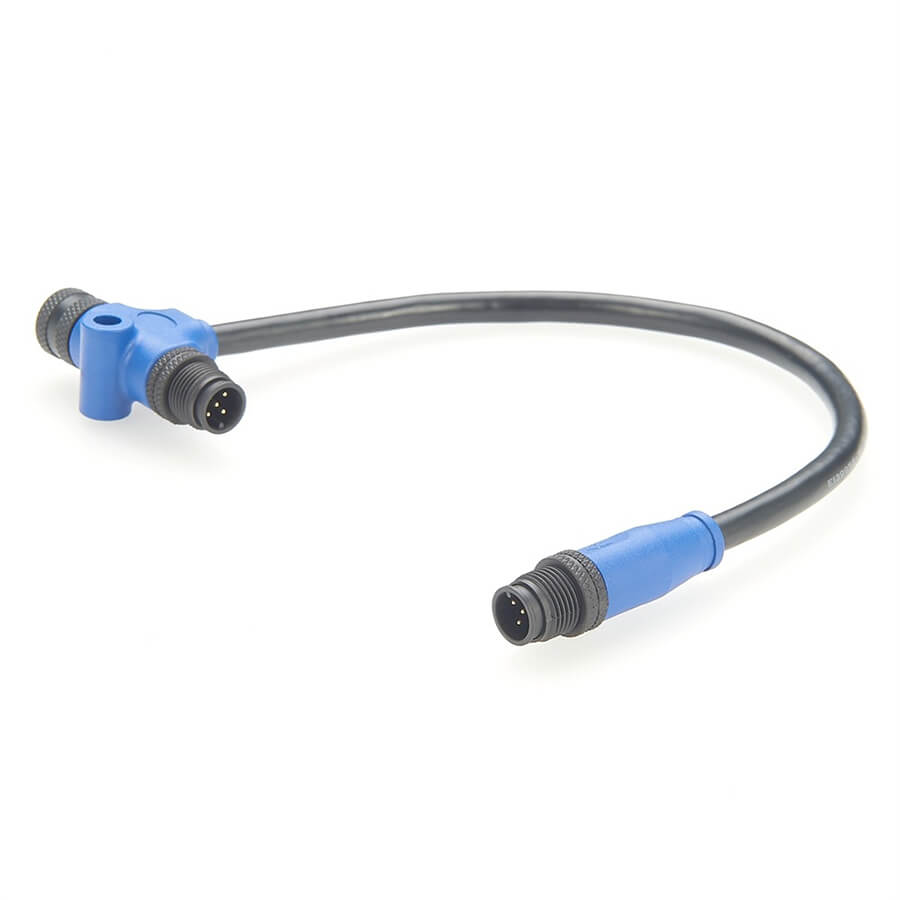Garmin Nmea 2000 Marine T-Connector M12 5 Pin Male To Female To M12 Male 5 Pin Cable Length 0.5 Meter
