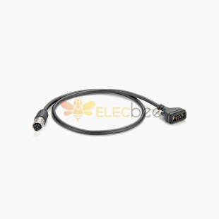 Huawei Ret Motor Control Cable DB9 Male To Aisg Ret M16 8 Pin Female Straight Connectors