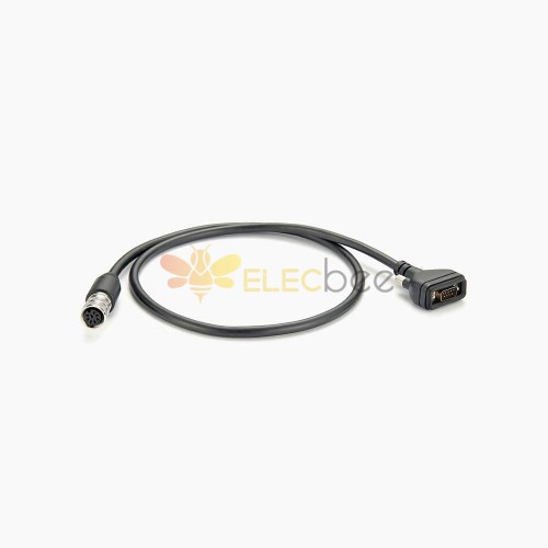 Ret Motor Control Cable DB9 Male To Aisg Ret M16 8 Pin Female Straight Connectors
