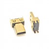 마이크로 HDMI 남성 커넥터 D형 남성 부목 1.0MM 인터페이스 오디오 전송