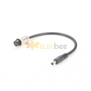 GX16 Female 3Pin to DC male Solar PV System Cable Cable Length 0.5M